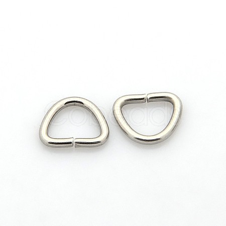Tarnish Resistant 304 Stainless Steel Triangle Rings STAS-N040-03B-1