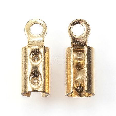 Ion Plating(IP) 304 Stainless Steel Folding Crimp Ends STAS-P107-07G-1