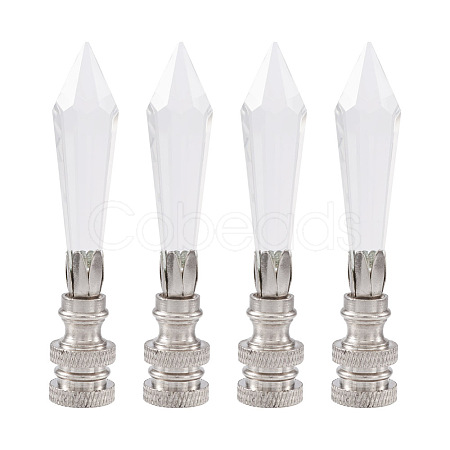 Spritewelry 4Pcs Glass Lampshade Decorations AJEW-SW0001-03P-1