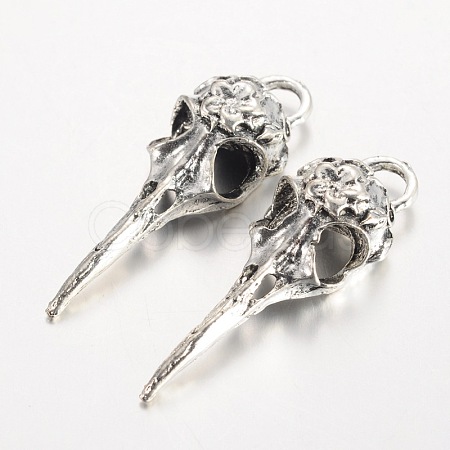 Tibetan Style Alloy Pendants PALLOY-K110-27AS-NR-1