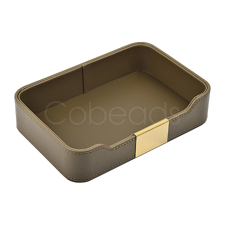 PU Leather Jewelry Display Plate ODIS-WH20013-02A-1