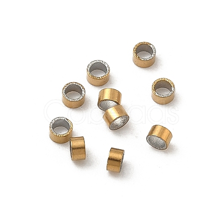 304 Stainless Steel Beads STAS-P448-01E-G-1