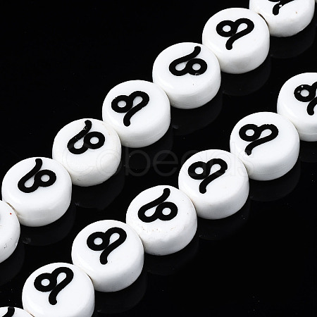 Handmade Porcelain Ceramic Beads Strands PORC-S502-032H-1