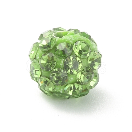 Rhinestone Pave Disco Ball Beads RB-TAC0002-02B-07-1