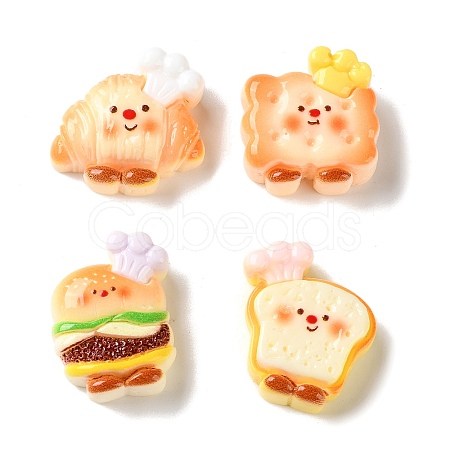 Baking Chef  Theme Opaque Resin Cabochons RE-CBAF175-03-1