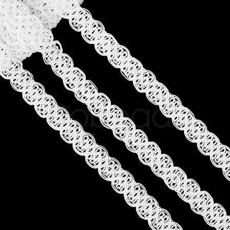 18Yards Polyester Braided Lace Trim OCOR-CY0001-88A-1