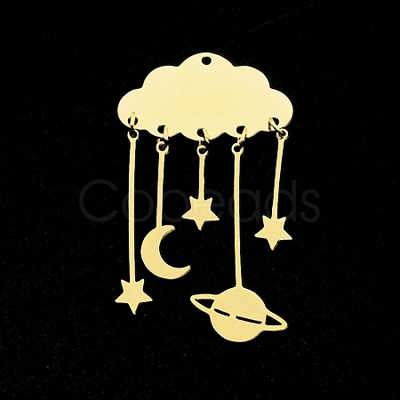 201 Stainless Steel Pendants STAS-S105-LA369-2-1