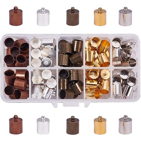 Brass Cord Ends KK-PH0034-99-1