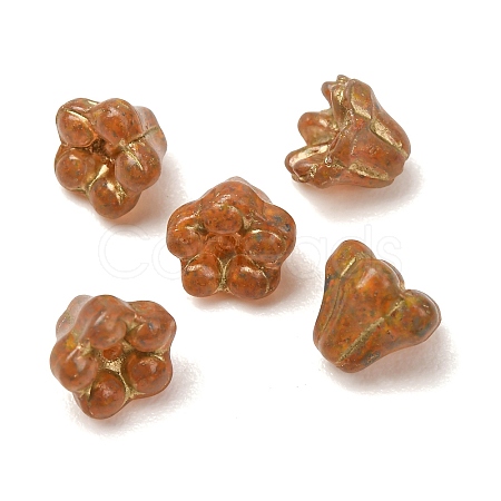Handmade Lampwork Bead Caps LA-CBAA1BE-02B-1