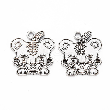 Tibetan Style Alloy Pendant Enamel Settings TIBEP-N010-004AS-RS-1