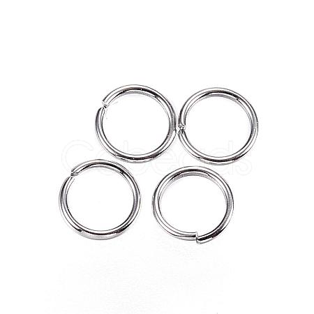 Tarnish Resistant 304 Stainless Steel Open Jump Rings STAS-D448-094P-1