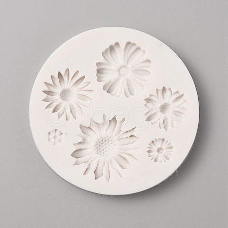 Flower Shape Silicone Molds DIY-WH0449-50A-1