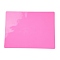 Rectangle Silicone Mat for Crafts, Nonstick & Nonslip Silicone Crafts Mat, Multipurpose Heat-Resistant Table Protector, Silicone Sheets for Resin, Crafts, Liquid, Paint, Clay, Hot Pink, 400x300x0.5mm