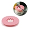 Silicone Cup Lids, Flat Round with Lovely Cat Flexible Cup Covers for Mug, Teapot, Flamingo, 100x26mm, Fit for 50mm Caliber Cups