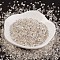 MGB Matsuno Glass Beads, Japanese Seed Beads, Silver Lined Round Hole Glass Seed Beads, Two Cut, Hexagon, Creamy White, 11/0, 2x2x2mm, Hole: 0.8mm, about 41000pcs/bag, 450g/bag