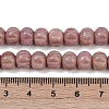 Natural Rhodonite Beads Strands G-Z080-B19-8x6mm-5