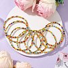 Glass Beads Beaded Stretch Bracelets BJEW-JB10958-2