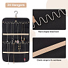 Double-sided PVC Wall-Mounted Jewelry Hanging Rolls AJEW-WH0323-01B-4