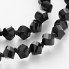 Twist Glass Beaded Necklaces NJEW-PH00661-2