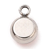 304 Stainless Steel Charms STAS-I165-04C-P-3