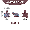 Handmade Polymer Clay Pendants PORC-SC0001-04-2