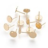 304 Stainless Steel Stud Earring Findings X-STAS-F188-02G-2