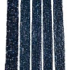 Electroplate Opaque Solid Color Glass Beads Strands EGLA-A044-P4mm-L16-2