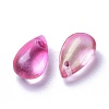 Transparent Glass Charms GLAA-O017-01B-2