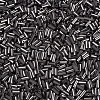 Metallic Colours Glass Bugle Beads SEED-N005-001-D01-3