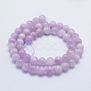 Natural Kunzite Beads Strands G-L478-14-8mm-3