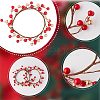 Plastic Artificial Berry Candle Ring AJEW-WH0401-05-6