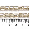 Electroplate Glass Beads Strands EGLA-D030-19I-4