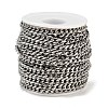 Tarnish Resistant Men's Jewelry Making 201 Stainless Steel Curb Chains CHS-A003B-1.5mm-4