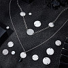 80Pcs 4 Styles 201 Stainless Steel Connector Charms STAS-UN0052-74-2