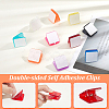 20Pcs 10 Colors Plastic Photo Paper Craft Clips AJEW-GA0009-87-3