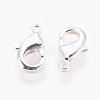 Brass Lobster Claw Clasps KK-S314-42S-1