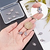 10Pcs Brass Micro Pave Cubic Zirconia Charms ZIRC-SC0001-17-7