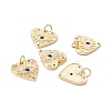 Rack Plating Brass Micro Pave Colorful Cubic Zirconia Pendants ZIRC-C040-39G-4