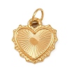 304 Stainless Steel Pendants STAS-K307-02D-G-1