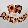 16Pcs 2 Color Flag Felt Ornaments DIY-B054-02C-1