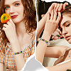200Pcs 2 Styles Opaque Stripe Resin European Beads RESI-SP0001-42-6