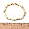 Brass Micro Pave Clear Cubic Zirconia Link Chain Bracelets for Women BJEW-H639-04G-7