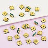Brass Rhinestone Spacer Beads RSB074NF-13G-2