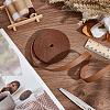 Flat PU Leather Cord WL-WH0004-09D-4