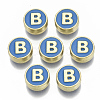 Alloy Enamel Beads ENAM-S122-028B-NR-1