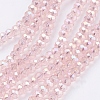 Electroplate Glass Beads Strands X-EGLA-R048-2mm-31-1