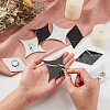 8Pcs 4 Style PVC Finger Ring Display Stands RDIS-GA0001-01-3