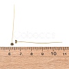 Brass Micro Pave Cubic Zirconia Stud Earring Findings CU-CBA4618-01G-08-3