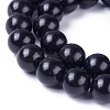 Natural Coal Quartz Beads Strands G-G787-01A-3