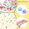 180G 12 Colors 6/0 Opaque Baking Paint Glass Seed Beads SEED-CJ0001-23-3